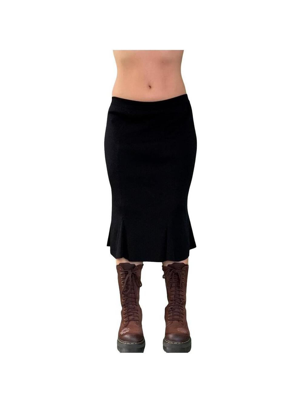 90s TRAD GOTH MINIMALIST SKIRT